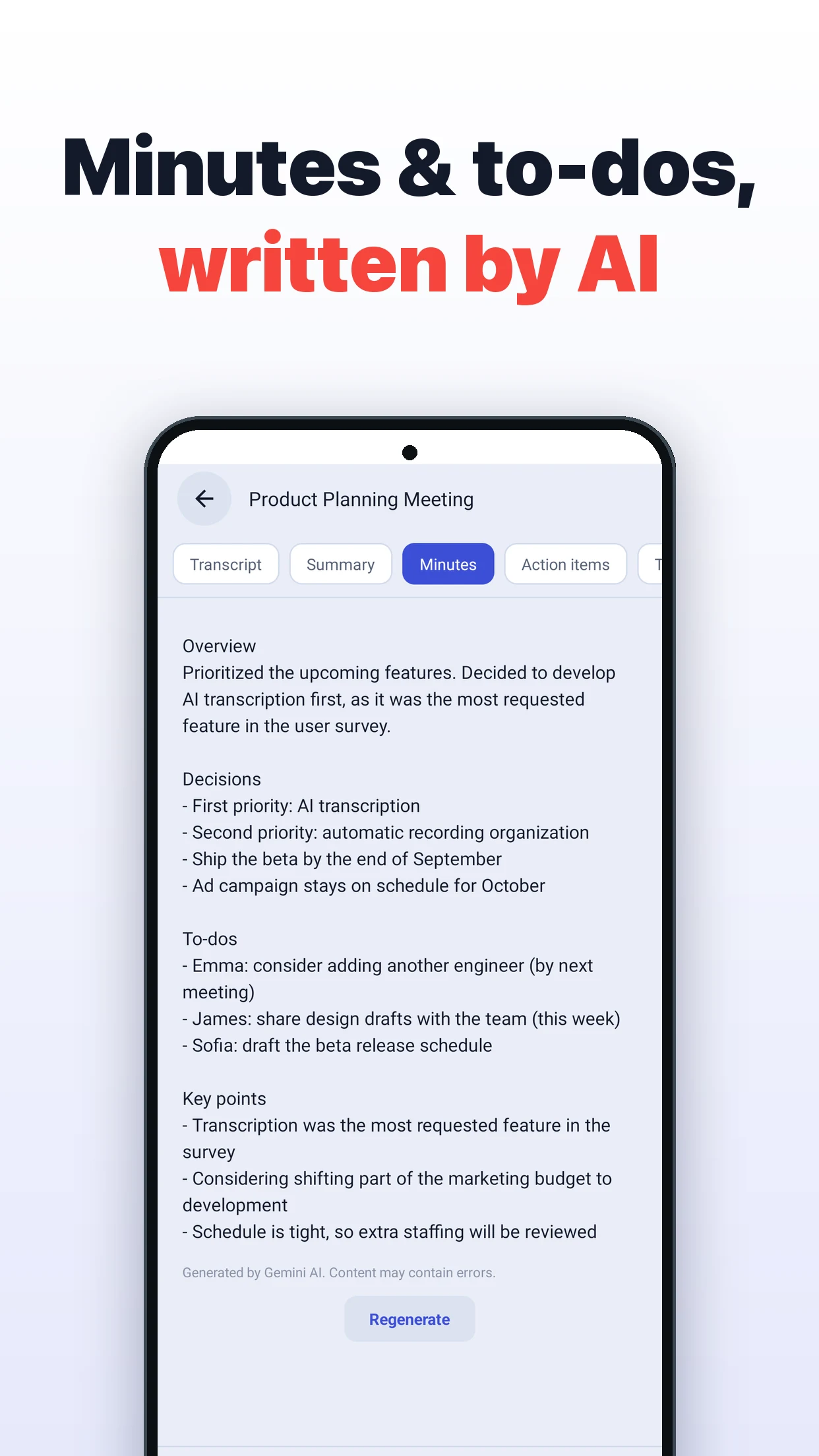 AI Voice Recorder: Transcribe screenshot